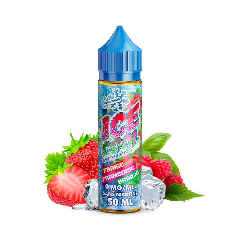 Fraise Framboise Basilic Ice Cool Liquidarom - 50ml