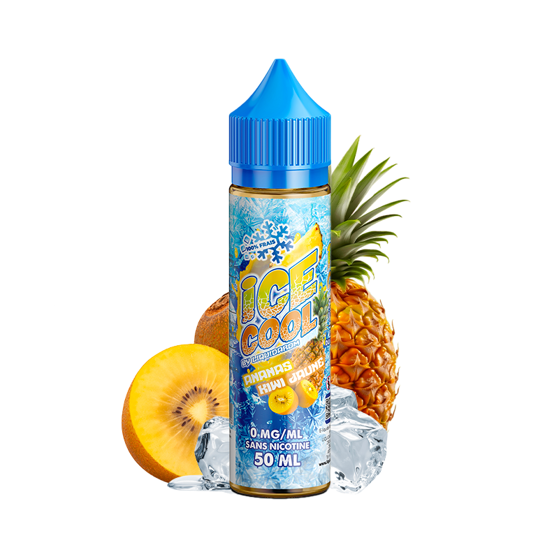 Ananas Kiwi Jaune Ice Cool Liquidarom - 50ml