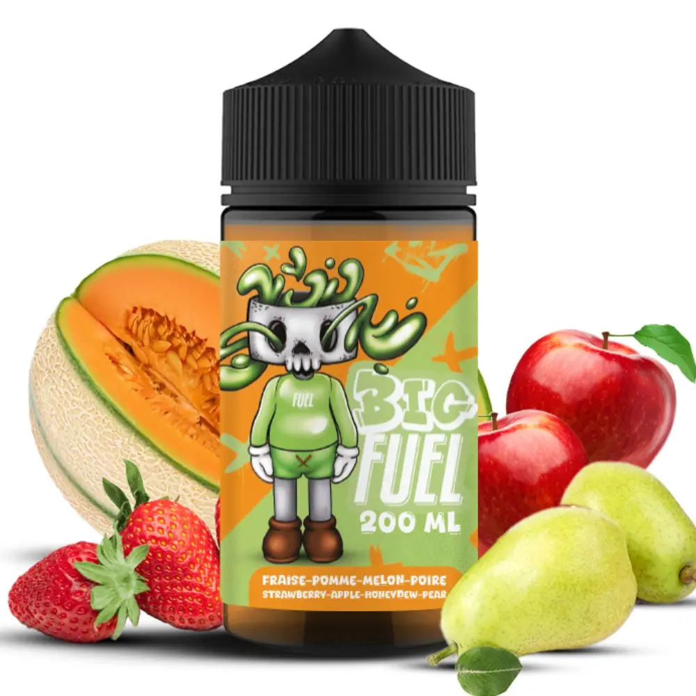 Fraise, Pomme, Melon, Poire Big Fuel - 200ml