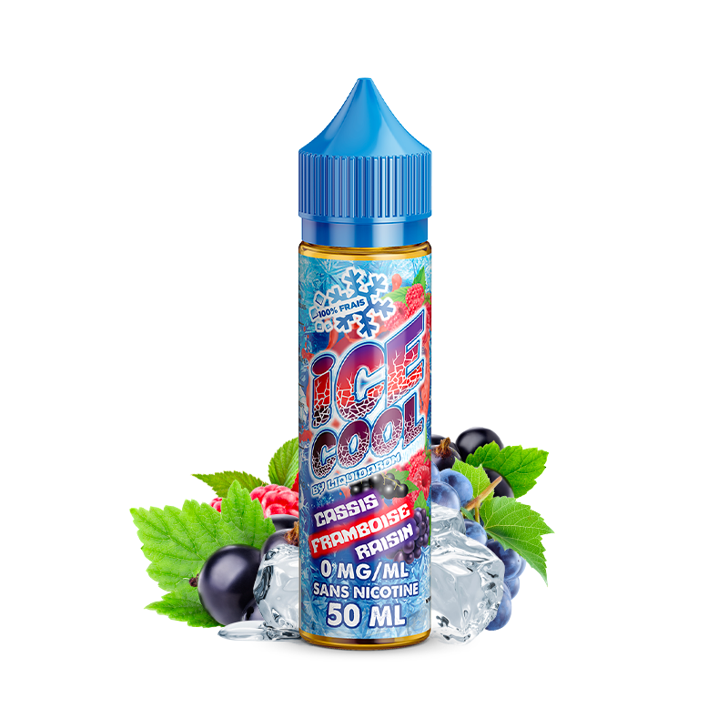 Cassis Framboise Raisin Ice Cool Liquidarom - 50ml