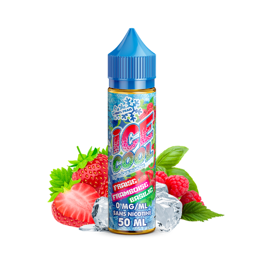 Fraise Framboise Basilic Ice Cool Liquidarom - 50ml