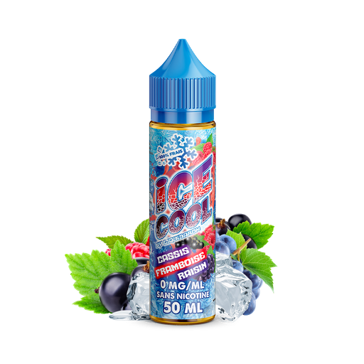 Cassis Framboise Raisin Ice Cool Liquidarom - 50ml