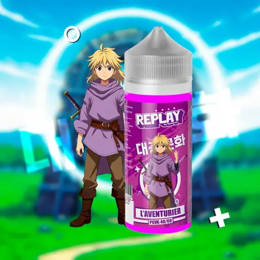 e-liquide harry 100 ml replay E-liquide Replay Harry 100ml LIQUIDAROM – VAPEOL Taux de Nicotine 0mg/ml  (Sans Nicotine) main image 0