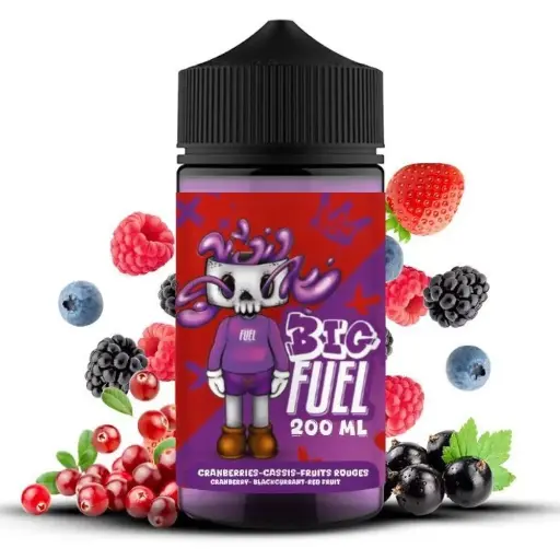Cranberries, Cassis, Fruits Rouges Big Fuel - 200ml