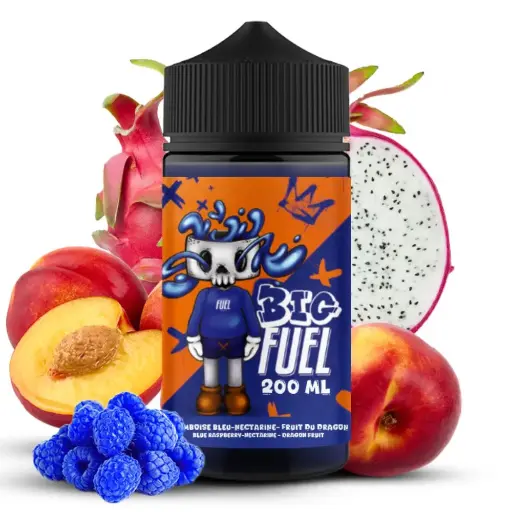 Framboise Bleue, Nectarine, Fruit du Dragon Big Fuel - 200ml
