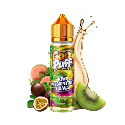Kiwi Passion Fruit Guava 50ml - Goo Puff